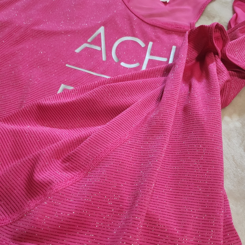 Ideology Plus Size Activewear Top Pink Neon Sz 3X - Picture 6 of 9
